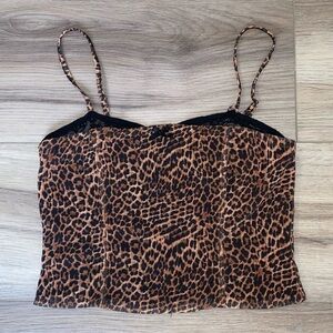 Edikted Leopard Print Camisole Top